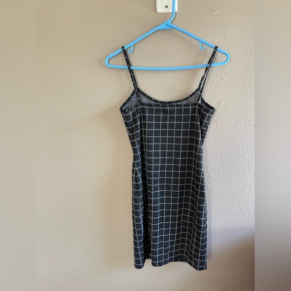 Black and white plaid cotton dress size small Popular 21 - Picture 3 of 3